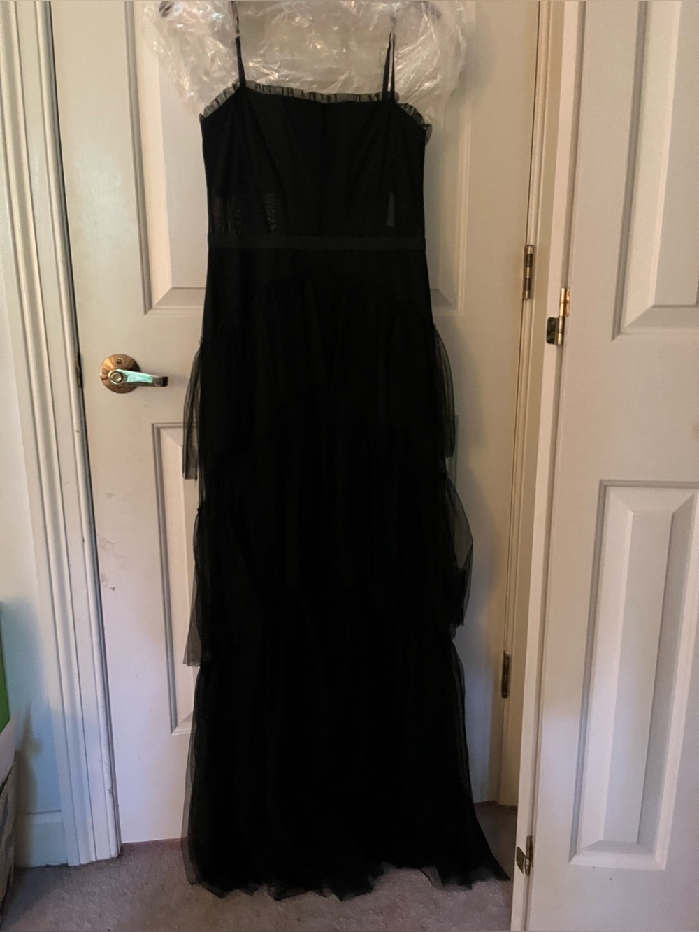 Betsy & Adam Brand New Maxi Tulle Dress
